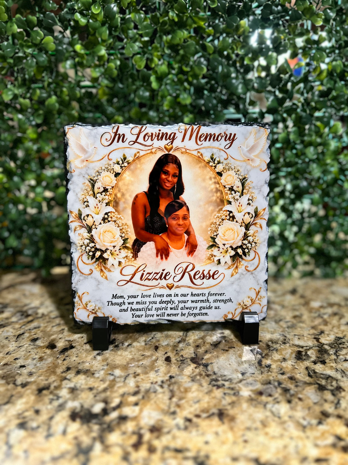 Marble Plaque 6x6 ( Other Variable Sizes)