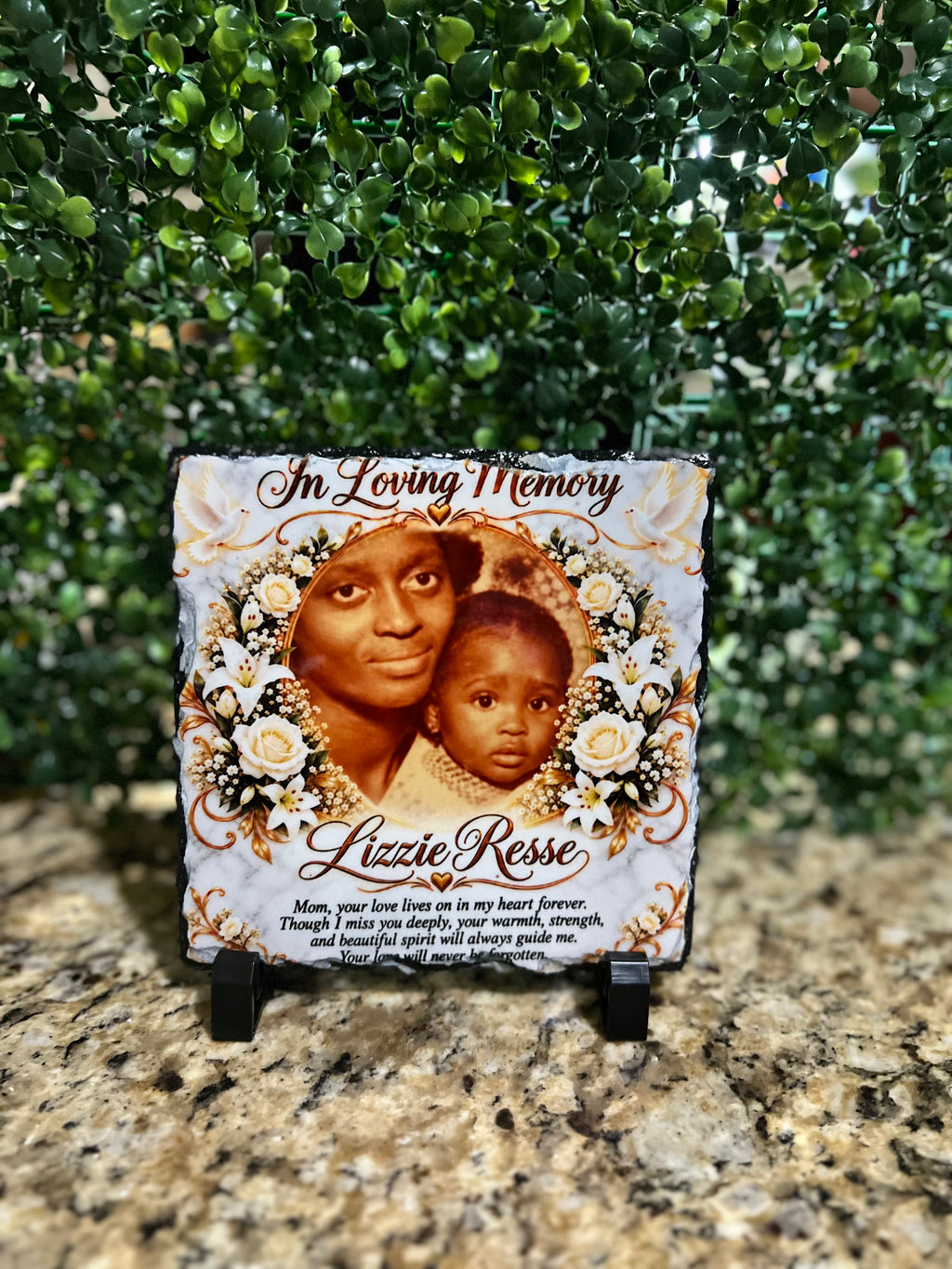 Marble Plaque 6x6 ( Other Variable Sizes)