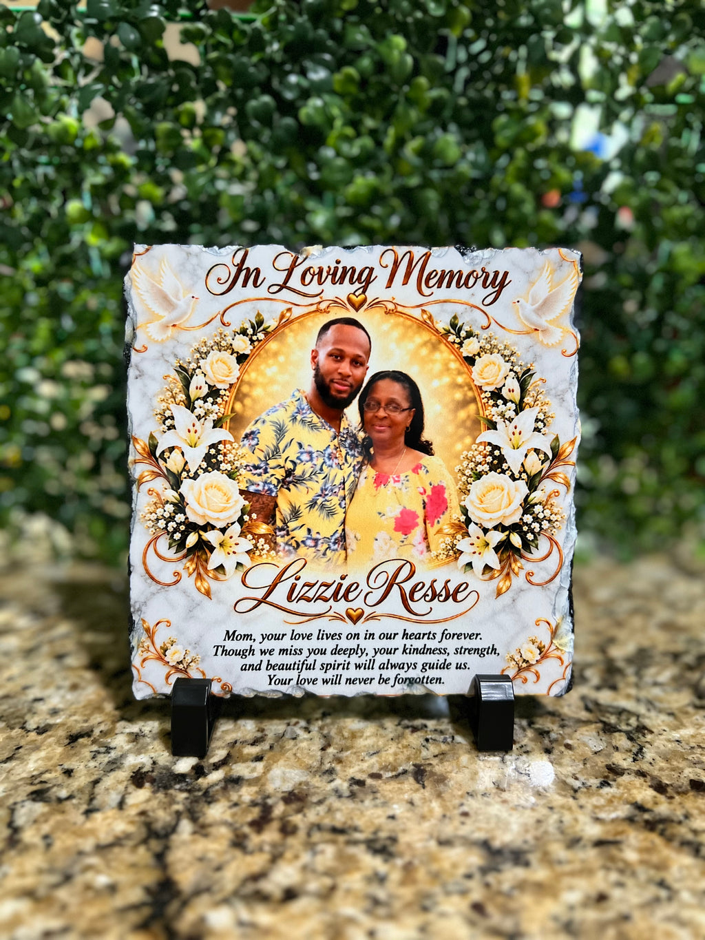 Marble Plaque 6x6 ( Other Variable Sizes)