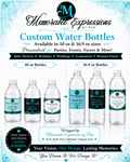 Custom Water Bottle + Label