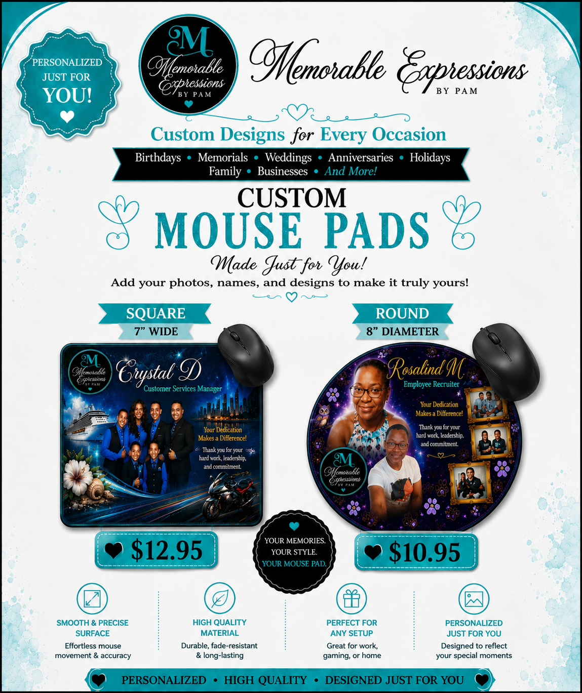 CUSTOM MOUSE PADS